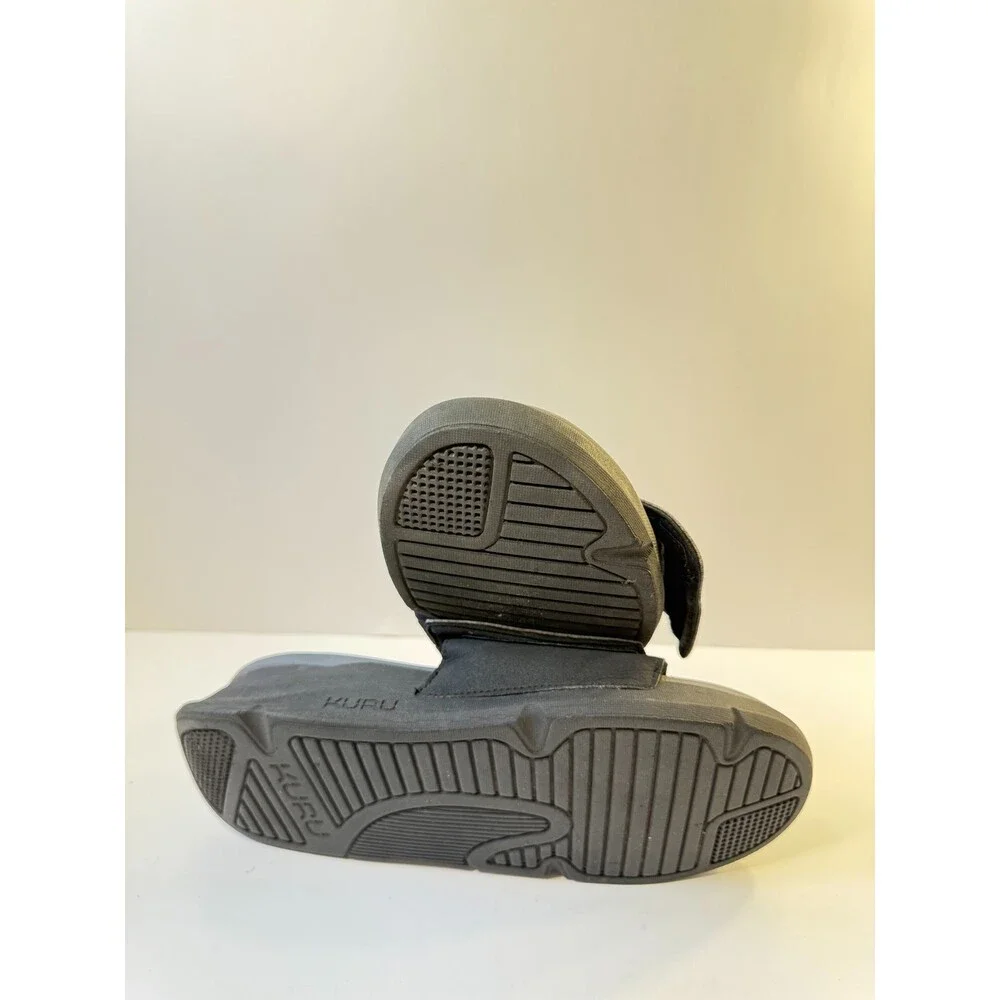 Kuru Mens Sandals Black Grey Recovery Sole US 12